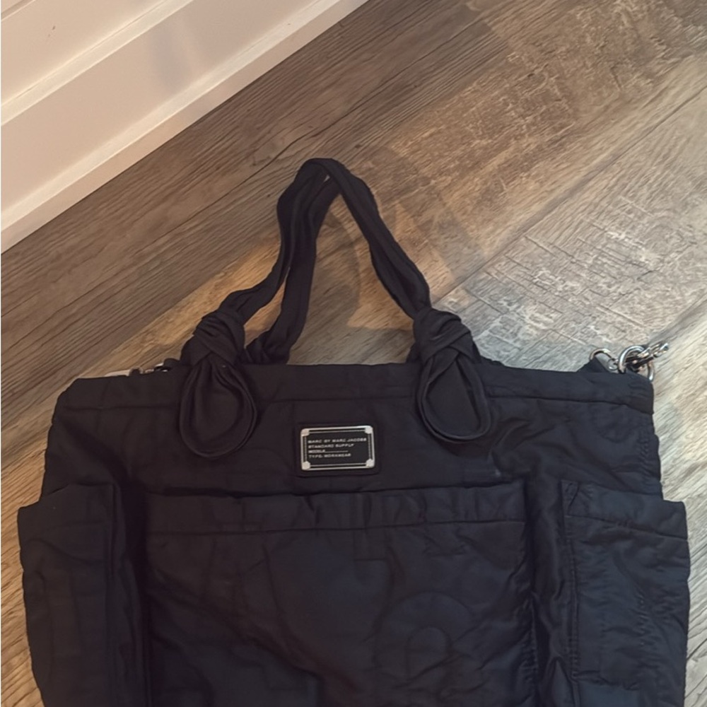 Marc Jacobs Black Quilted Tote Bag